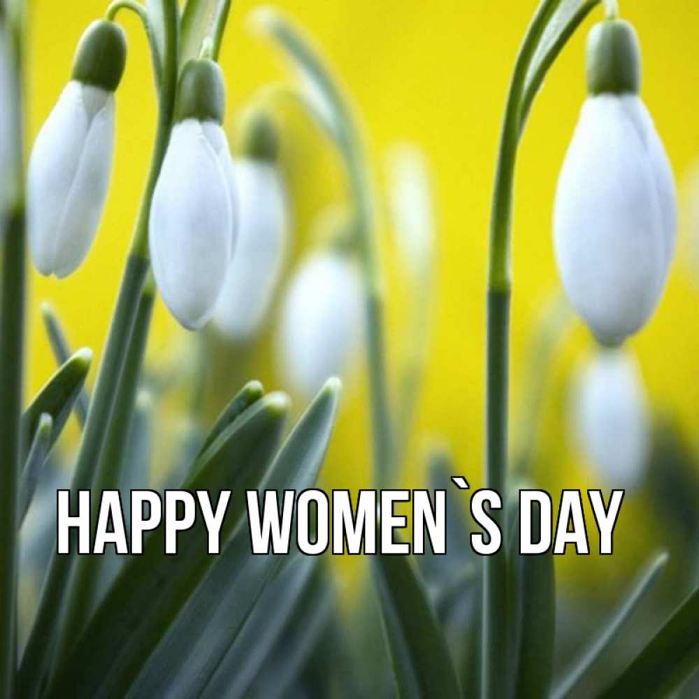 Greetings card с именем, выберите-имя happy women`s day весенние цветы Greetings with text for free download 
